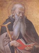 Master of the observanza Triptych Anthony Abbot (mk05) oil painting on canvas